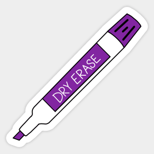 Dry Erase Marker Sticker